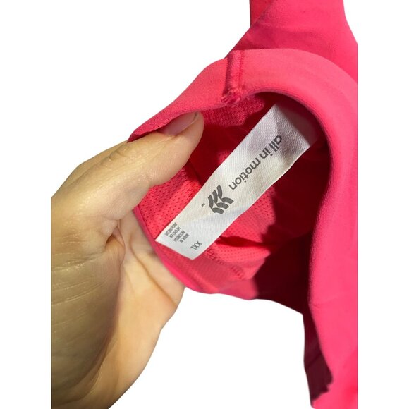 All In Motion XXL Pink Strappy Stretch Sports Bra nwot - Picture 3 of 4